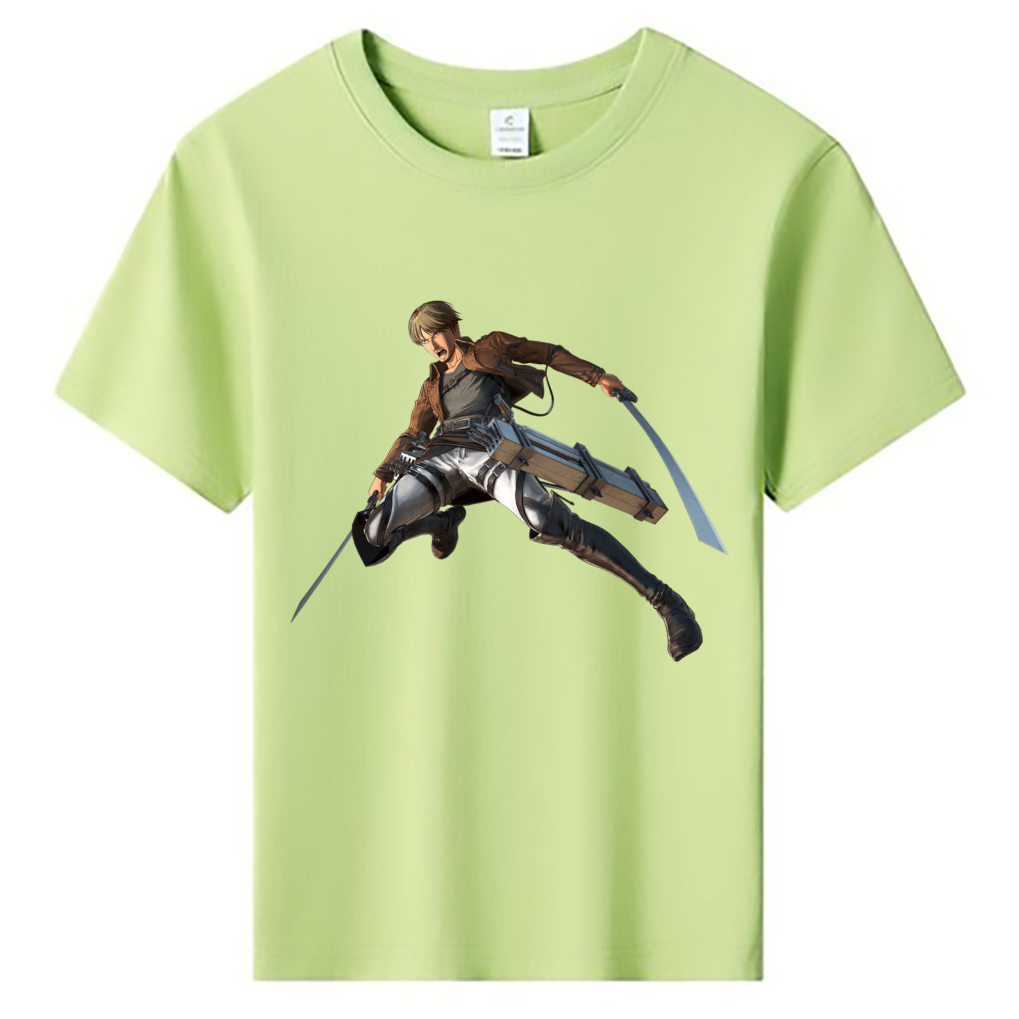 （画像用） 進撃の巨人 Attack on Titan 綿100％キッズTシャツ（フロントプリント）